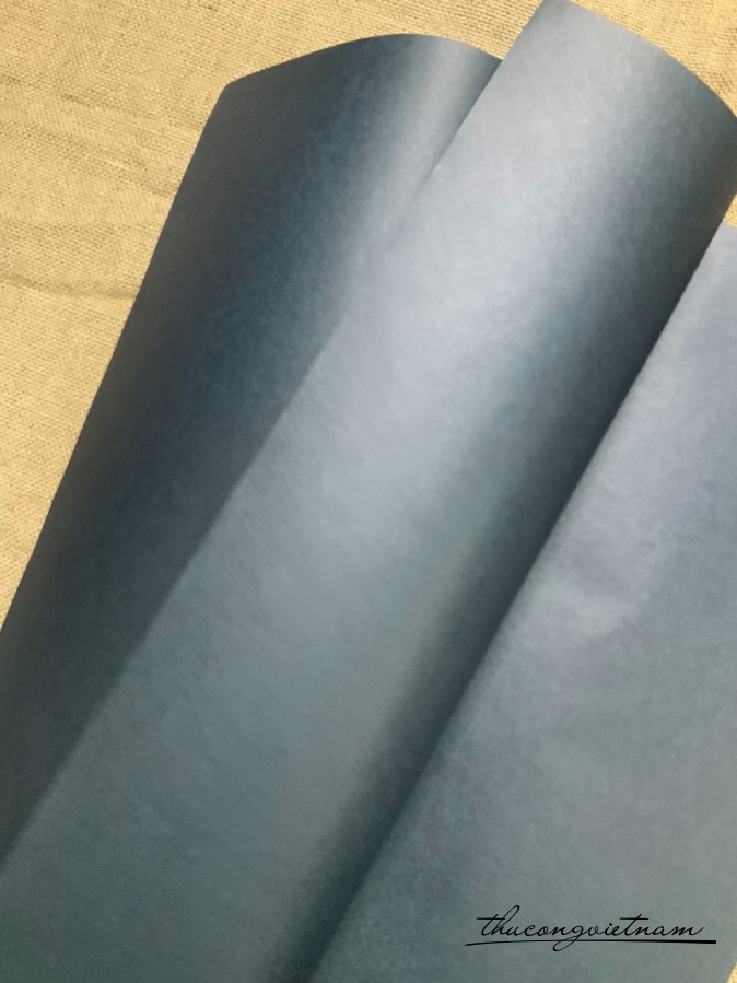 Giấy trơn gói quà, bó hoa 50*70cm - Đen