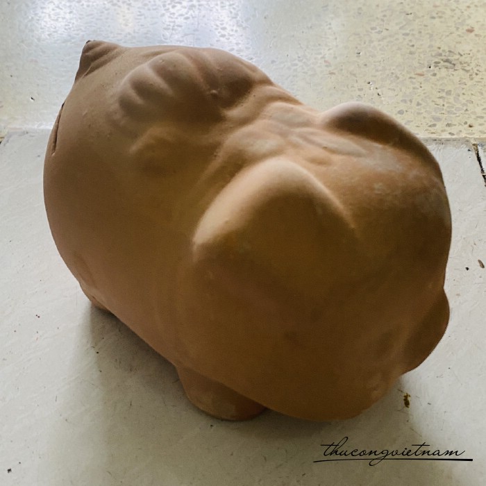 Heo đất nung trái cây nhỏ 17*10cm