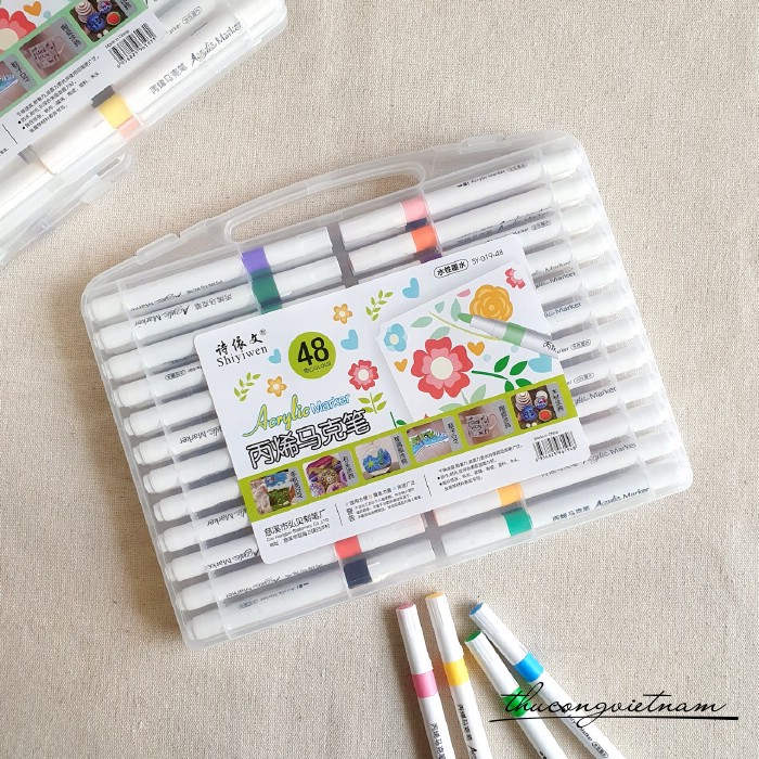 Bộ 48 bút màu Acrylic Marker 