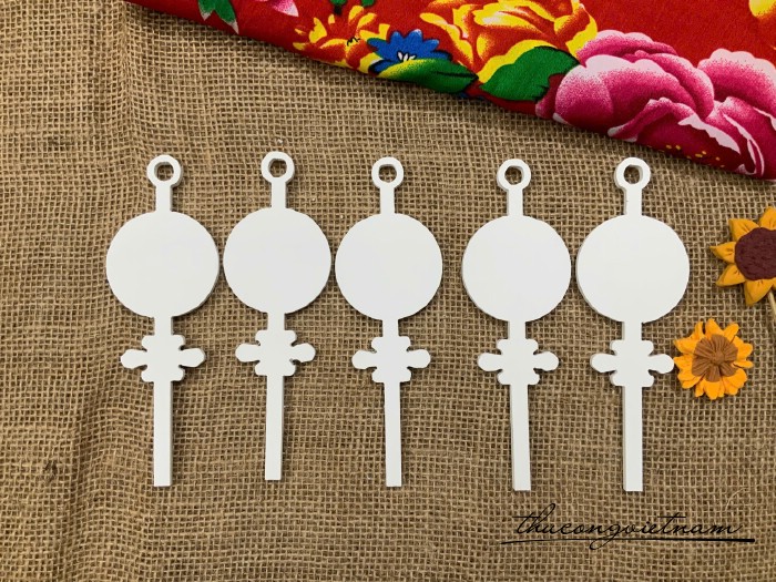 Foam trơn trang trí, họa tiết cắt sẵn - Liễng Tết 2