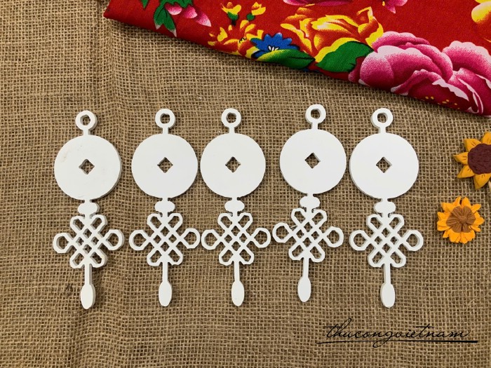 Foam trơn trang trí, họa tiết cắt sẵn - Liễng Tết 3