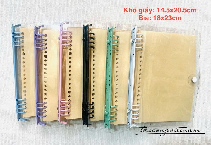 Sổ bìa nhựa 60 trang (18*23cm)