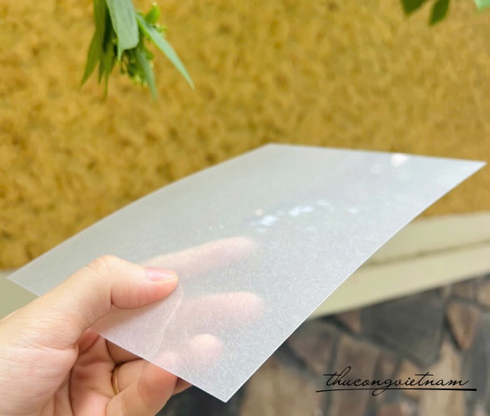 Tấm màng co nhiệt A5 - dày 0.2mm (trong suốt)