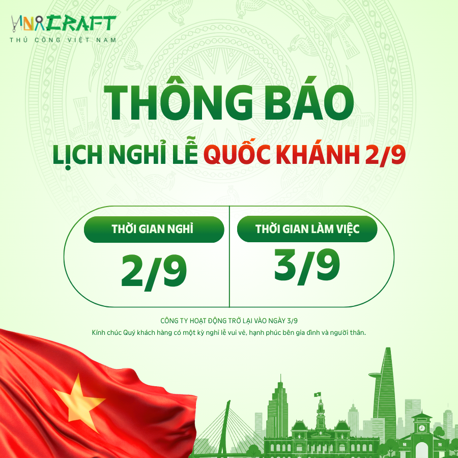 THÔNG BÁO NGHỈ LỄ QUỐC KHÁNH 2/9