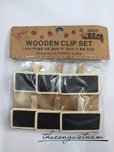Kẹp gỗ bảng 5*2.5cm