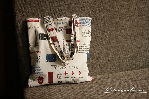 Túi tote travel life