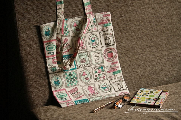 Túi tote vintage coffee