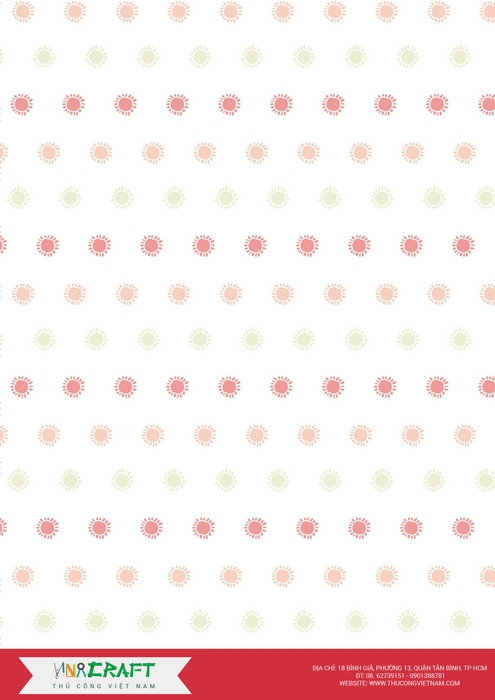 Giấy scrapbook họa tiết chấm tròn