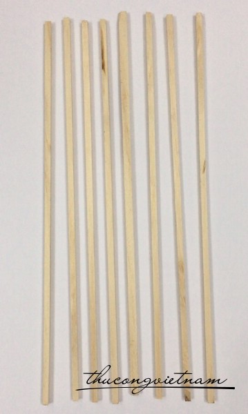 Gỗ thông thanh vuông 30x0.5x0.5cm