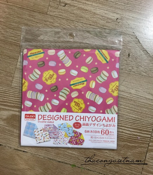 Giấy origami food 60 tờ