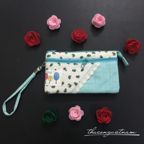 Ví cầm tay 10x18cm mẫu 10